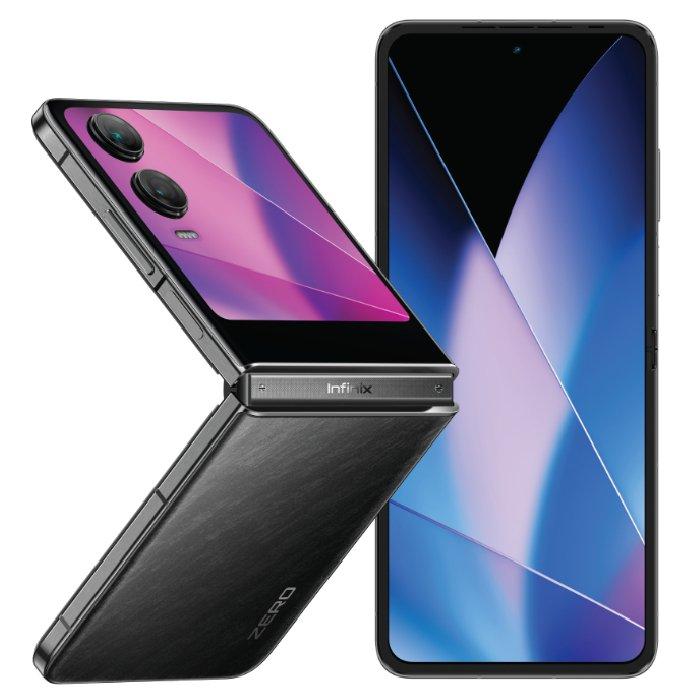 

Infinix zero flip smart phone, 6. 9-inches, 8gb ram, 512gb - black