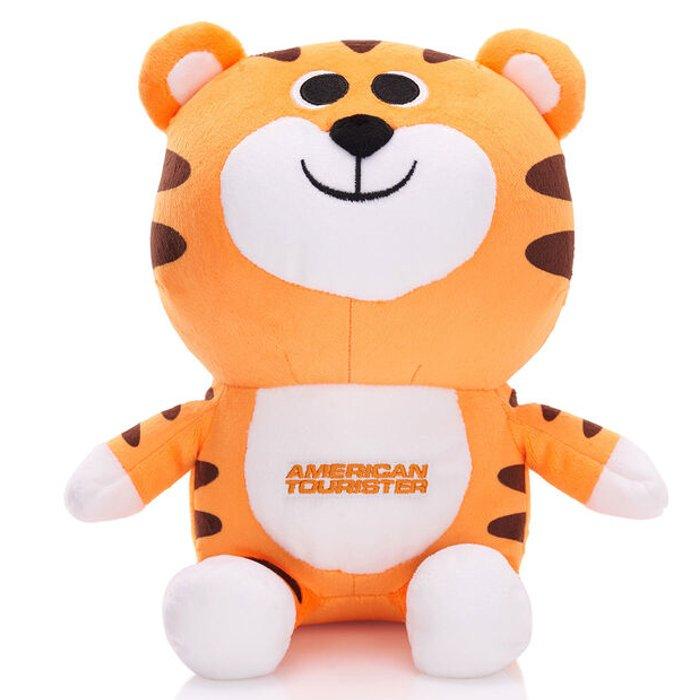

American tourister kiztopia 2-ways tiger pillow, qw9x96003 - orange/brown