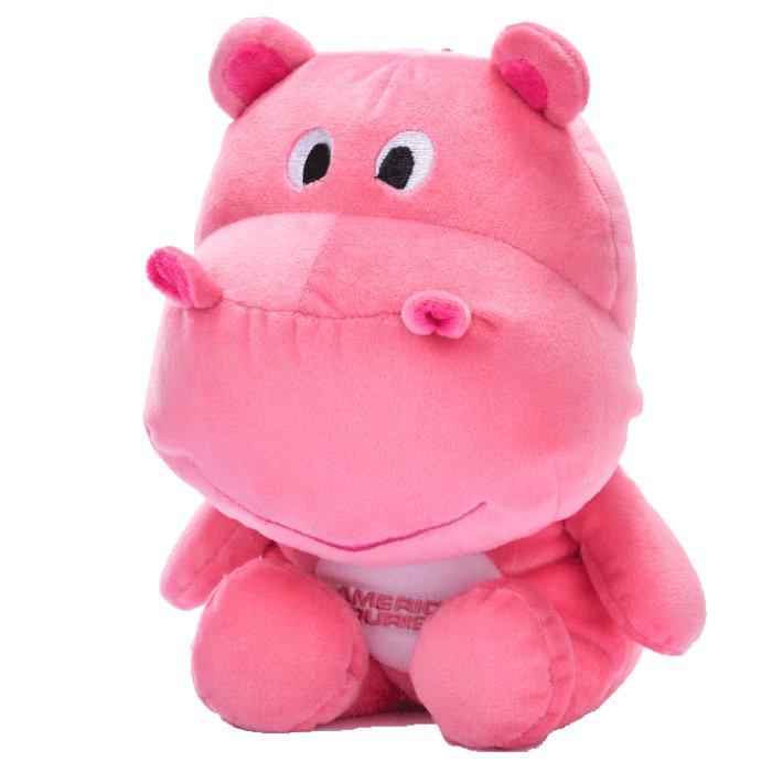 

American tourister kiztopia 2-ways hippo pillow, qw9x90004 - pink/white