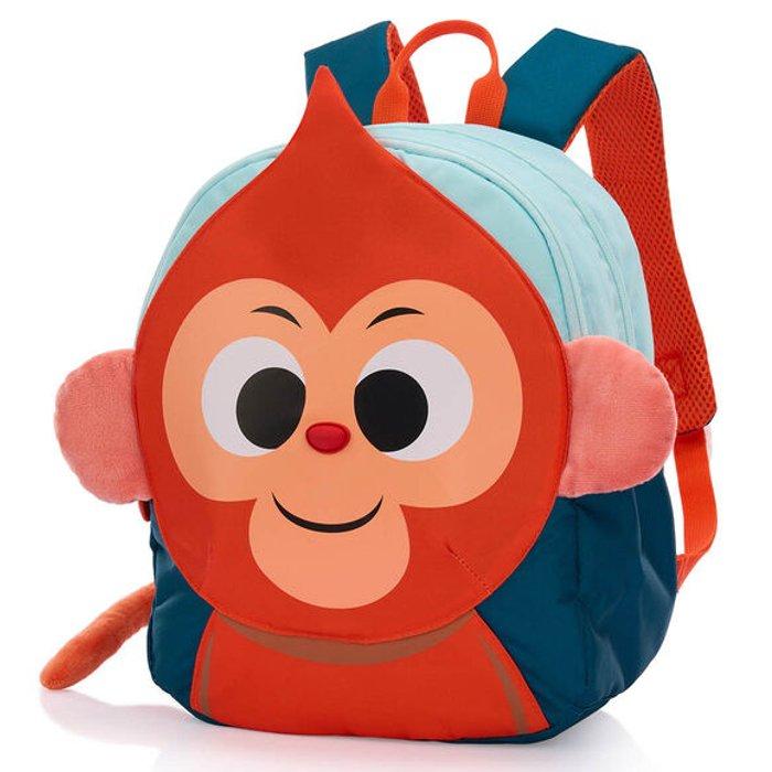 

American tourister kiztopia monkey backpack, qw9x76010 - orange/green