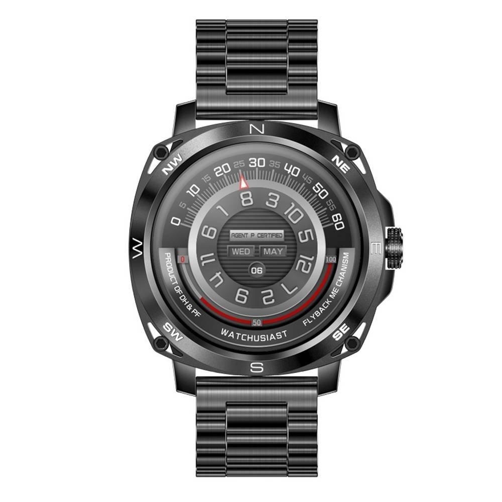 

Fastrack radiant fx3 smart watch metal strap, 3. 63 cm amoled display, 38124nm01- black