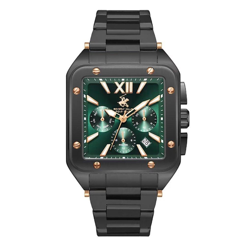 

Beverly hills polo men's watch, multifunction, metal strap, 40. 5mm, bp3685x. 070 - gun