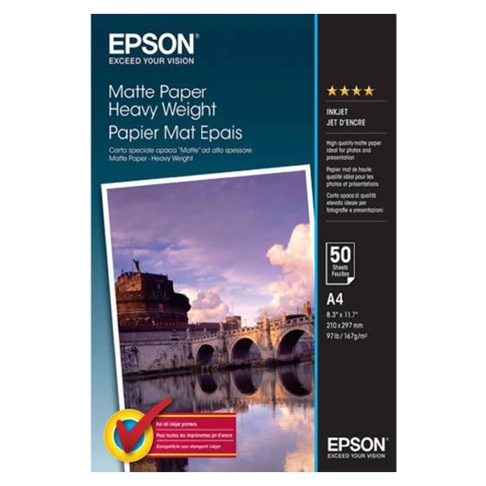 

Epson photo paper glossy pack, a4 50 sheets, c13s041729
