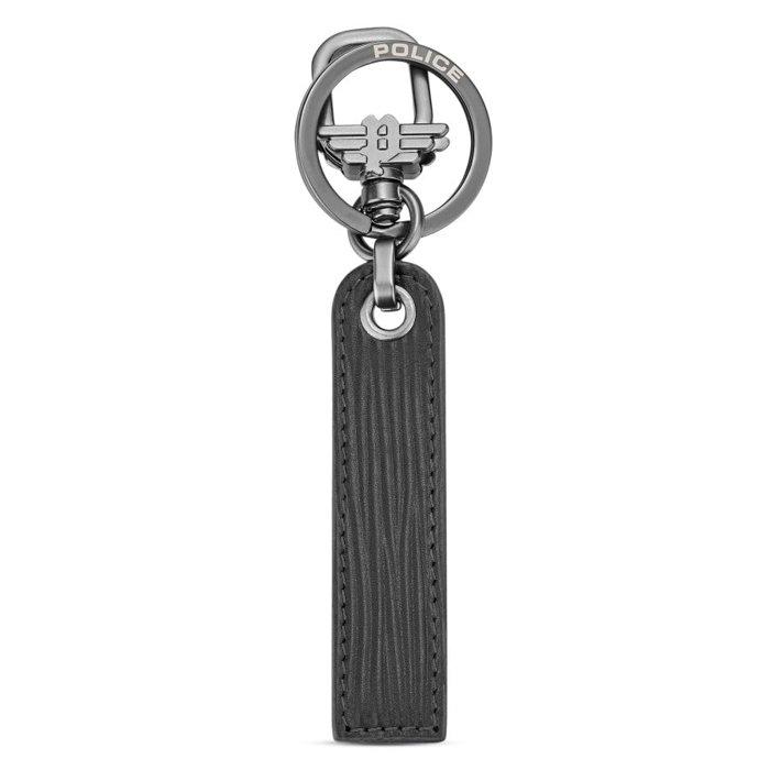 

Police enzo men's leather wallet /wings doghook, pelgk2204803 - black