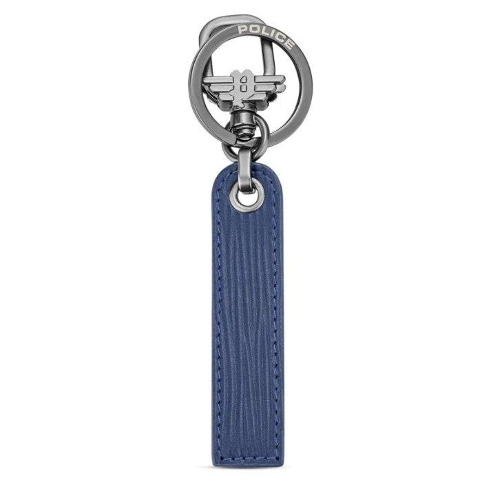 

Police enzo men's leather wallet /wings doghook, pelgk2204804- navy blue