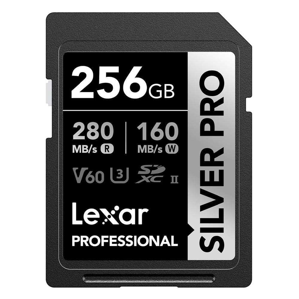 

Lexar professional silver pro sd card, 256gb, 280mb/s-lsdsipr256g-bnnng