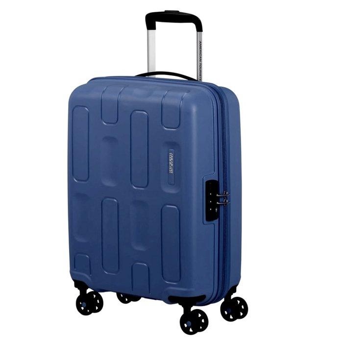 

American tourister ellipso hard sided spinner luggage, 68 cm, qo0x41013 - navy blue