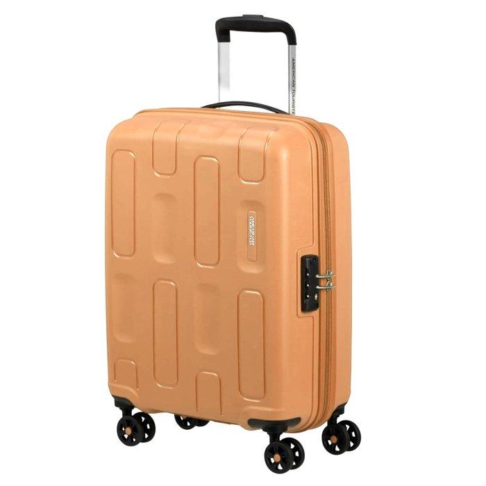 

American tourister ellipso hard sided spinner luggage, 68cm, qo0x76013 - apricot