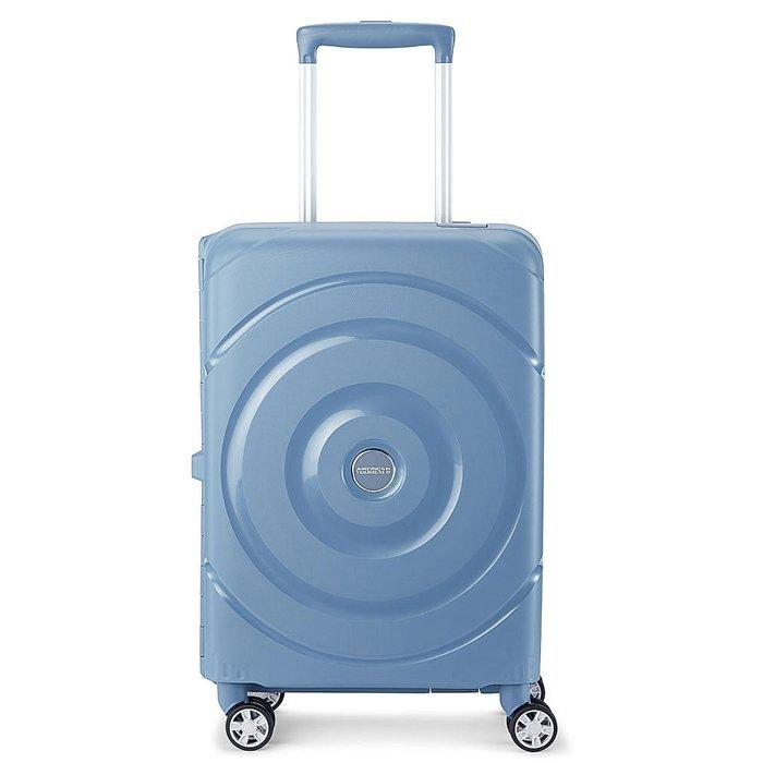 

American tourister circurity hard sided spinner luggage, 55 cm, sb0x28001 - grey