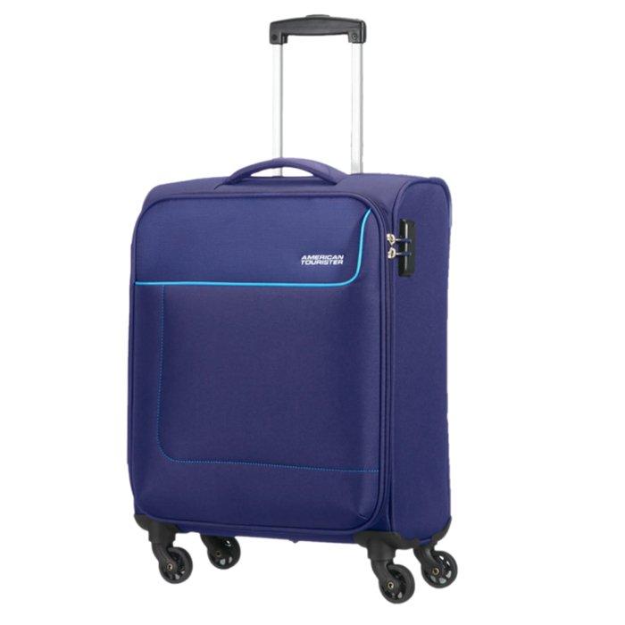 

American tourister jamaica trolley soft luggage, 58cm, 27ox41101 - navy