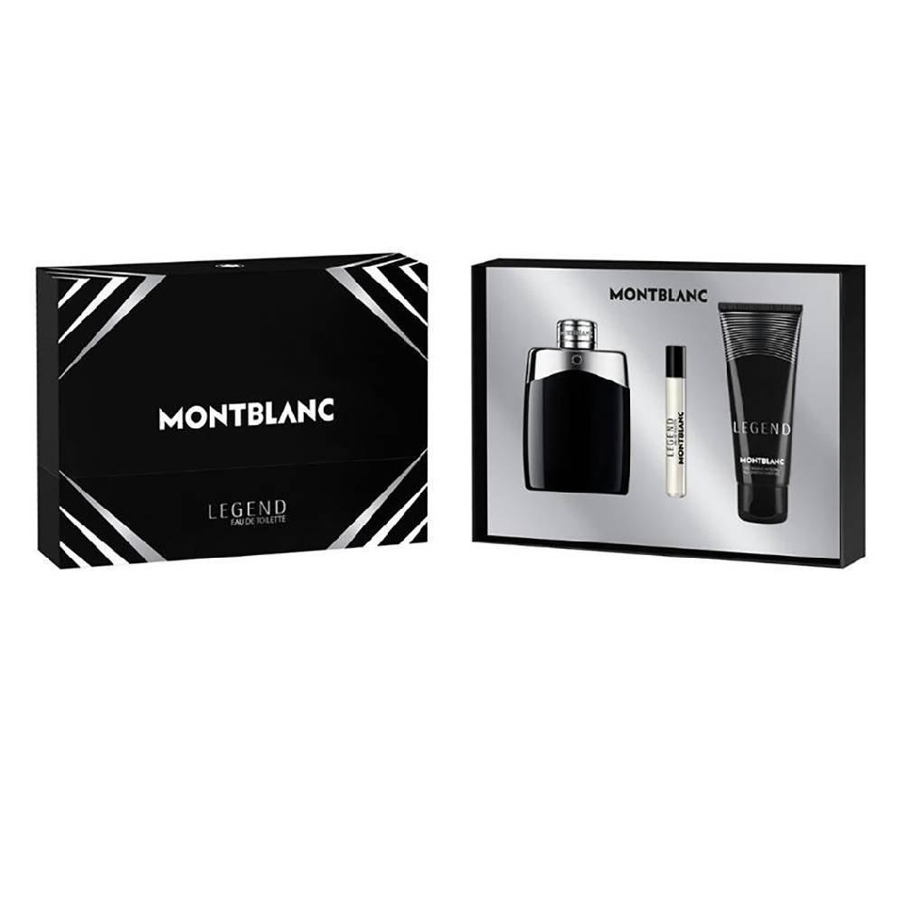 

Mont blanc legend 3pcs men set - edt 100 ml + 7. 5 ml + gel