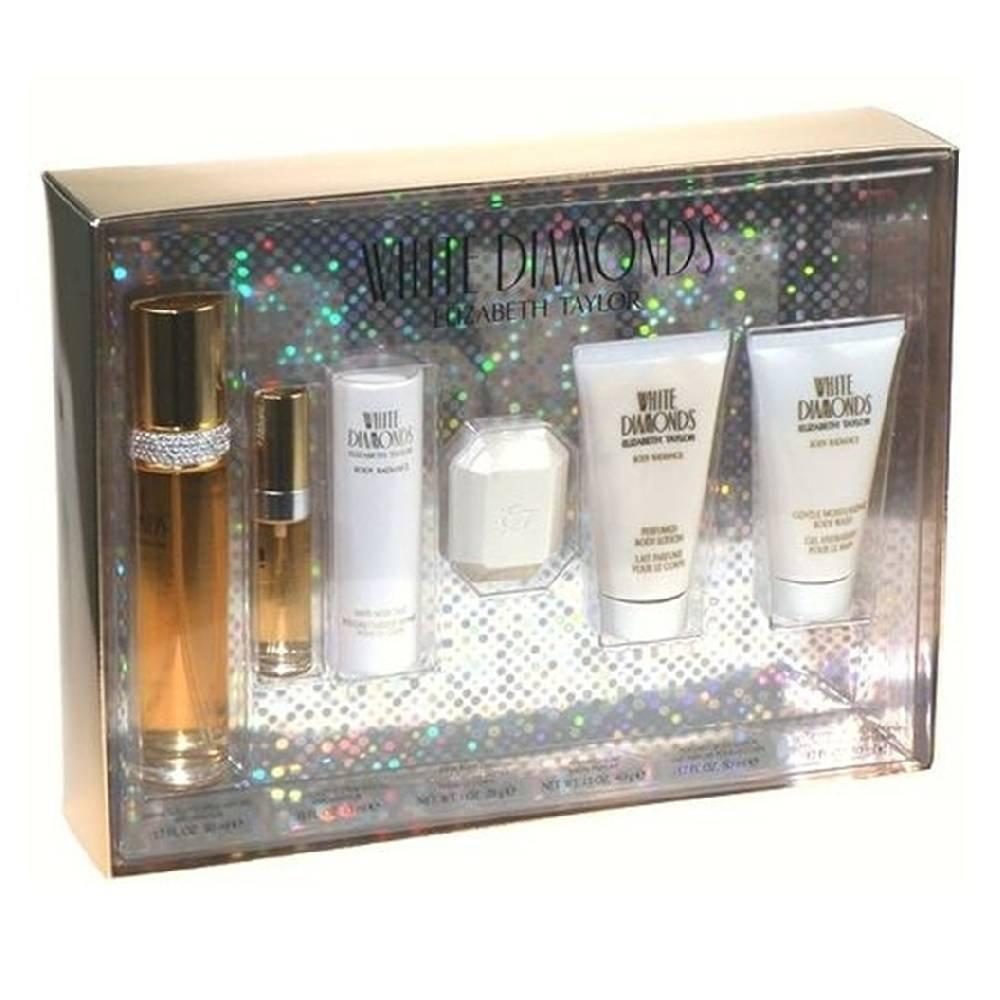 

Elizabeth taylor white diamonds perfume gift set for women, 6 pieces