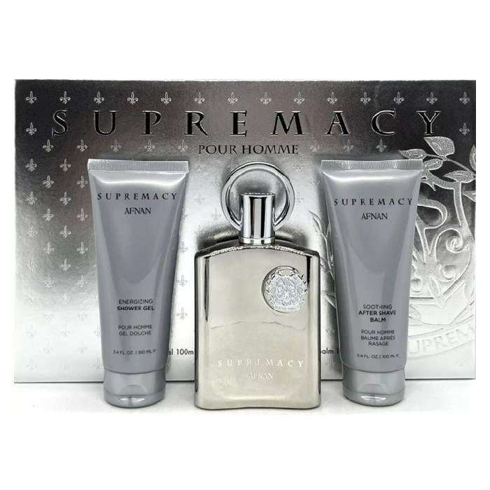 

Afnan supremacy silver 3pc set - eau de perfum -100 ml