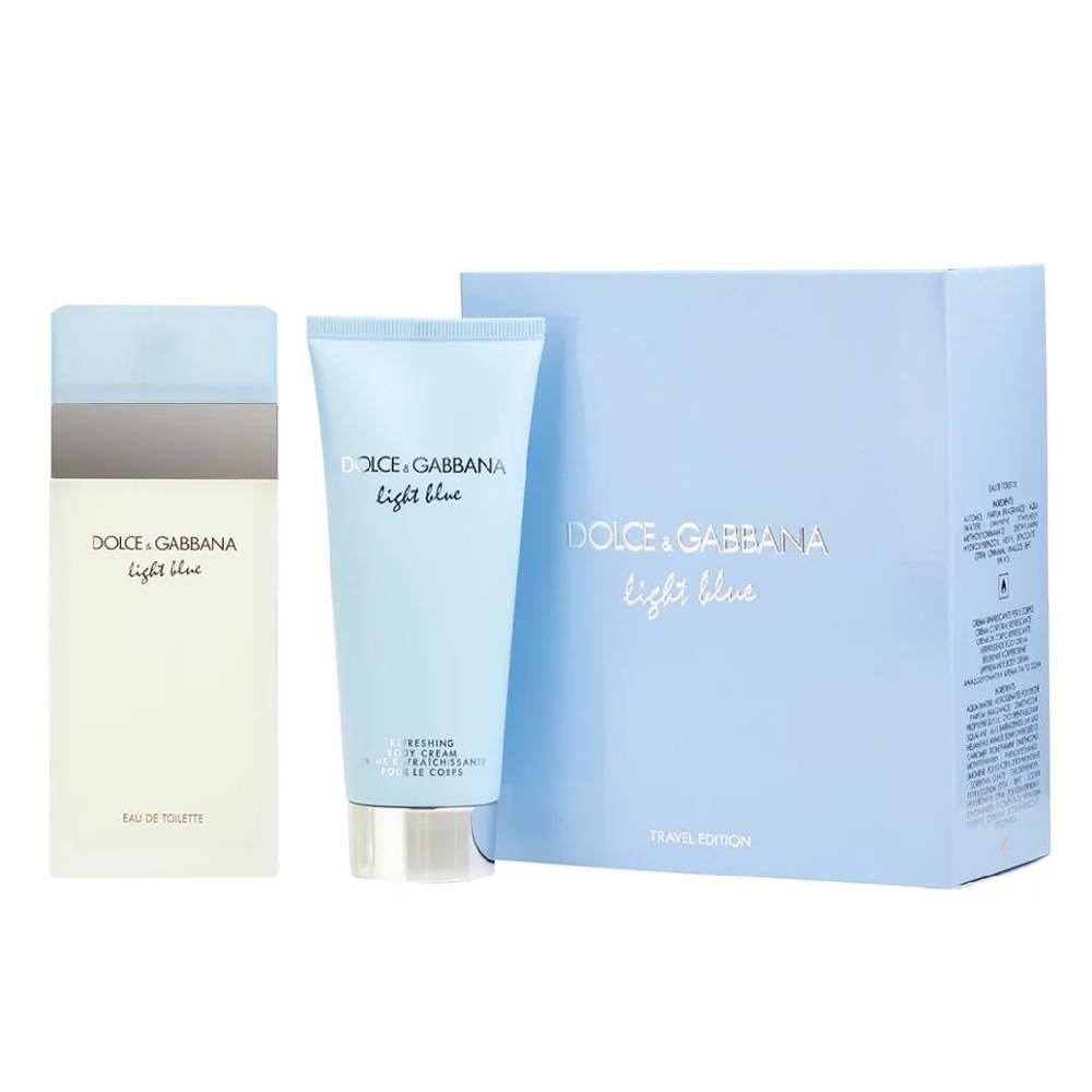 

Dolce & gabbana - light blue set women 100 ml edt + 100 ml body cream