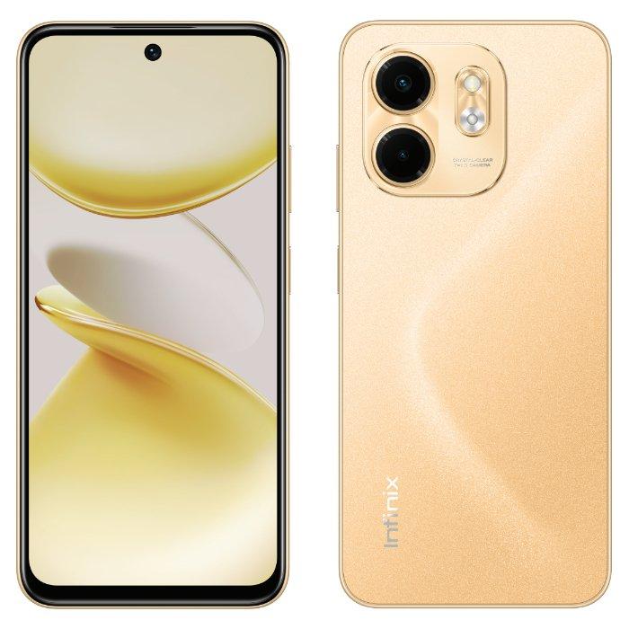 

Infinix smart 9 phone, 6. 7-inch, 128gb, 3gb ram, 13mp camera - sandstone gold