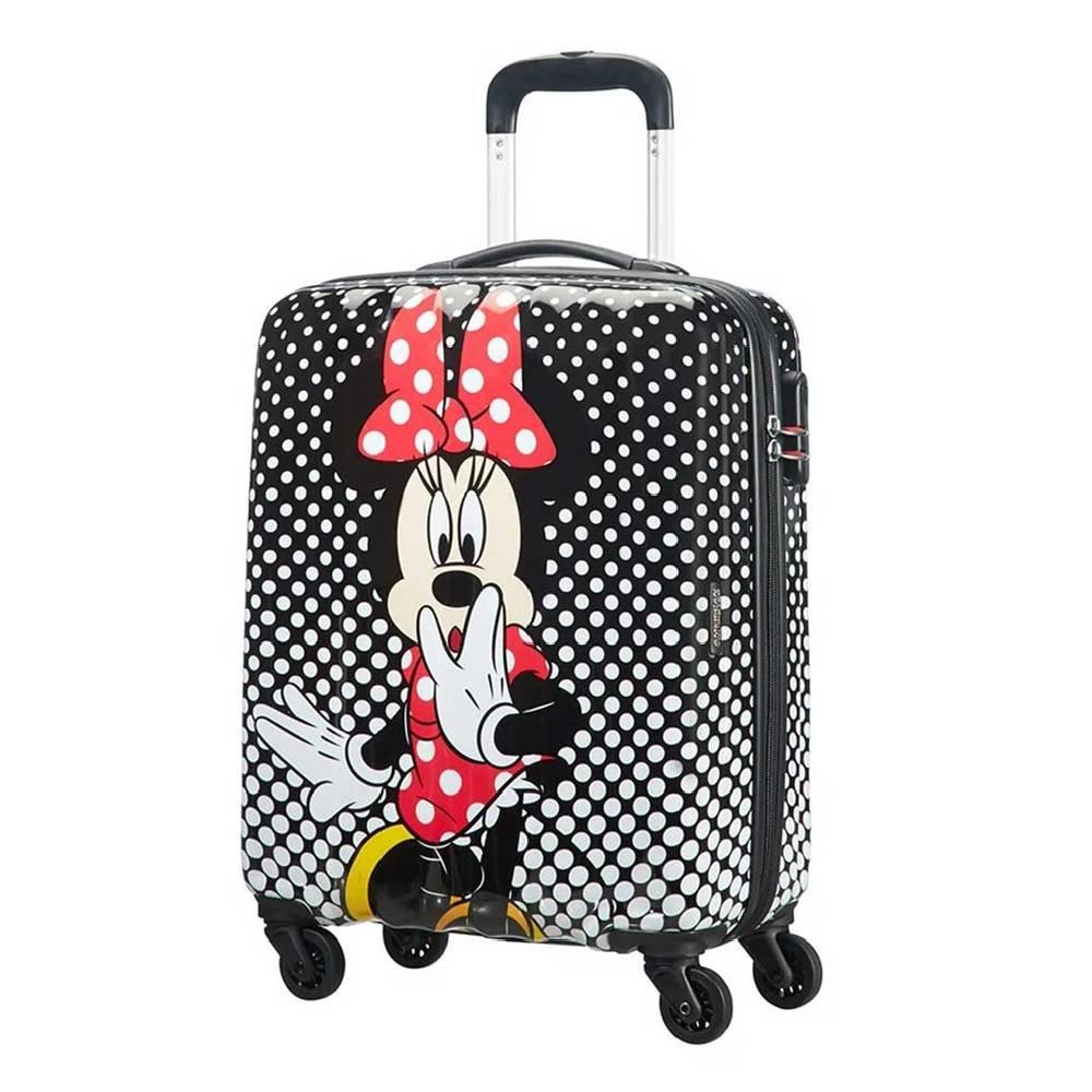 

American tourister alfatwist minnie mouse polka dot trolley bag, 55cm