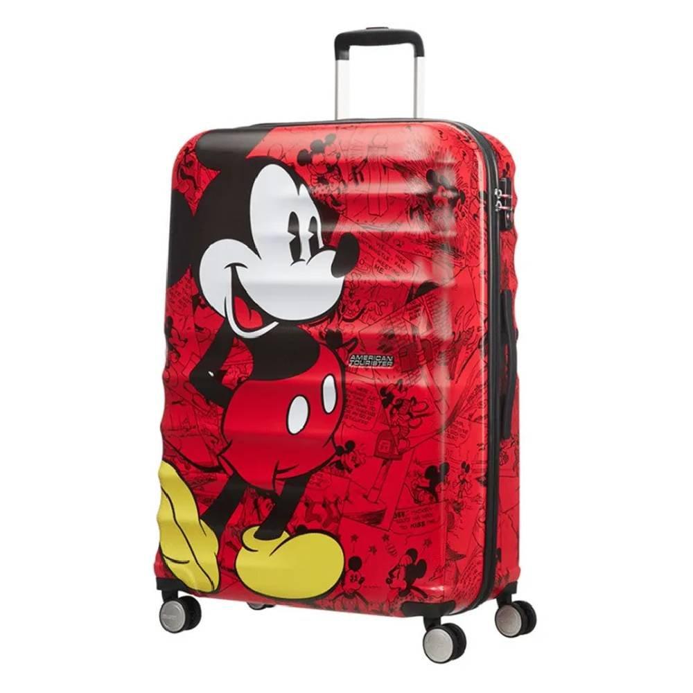 

American tourister wavebreaker disney mickey mouse trolley bag, 77cm
