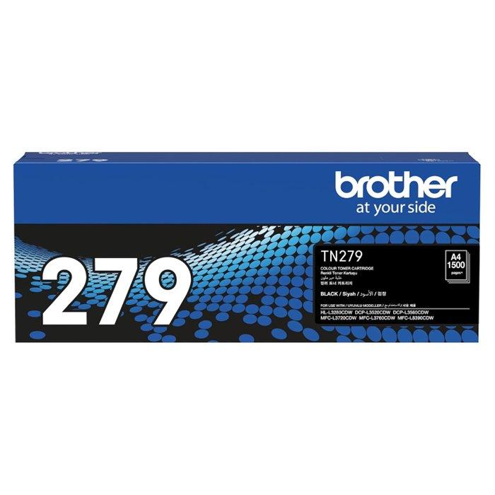 

Brother standard yield toner cartridge, 1,500 pages, tn279bk - black