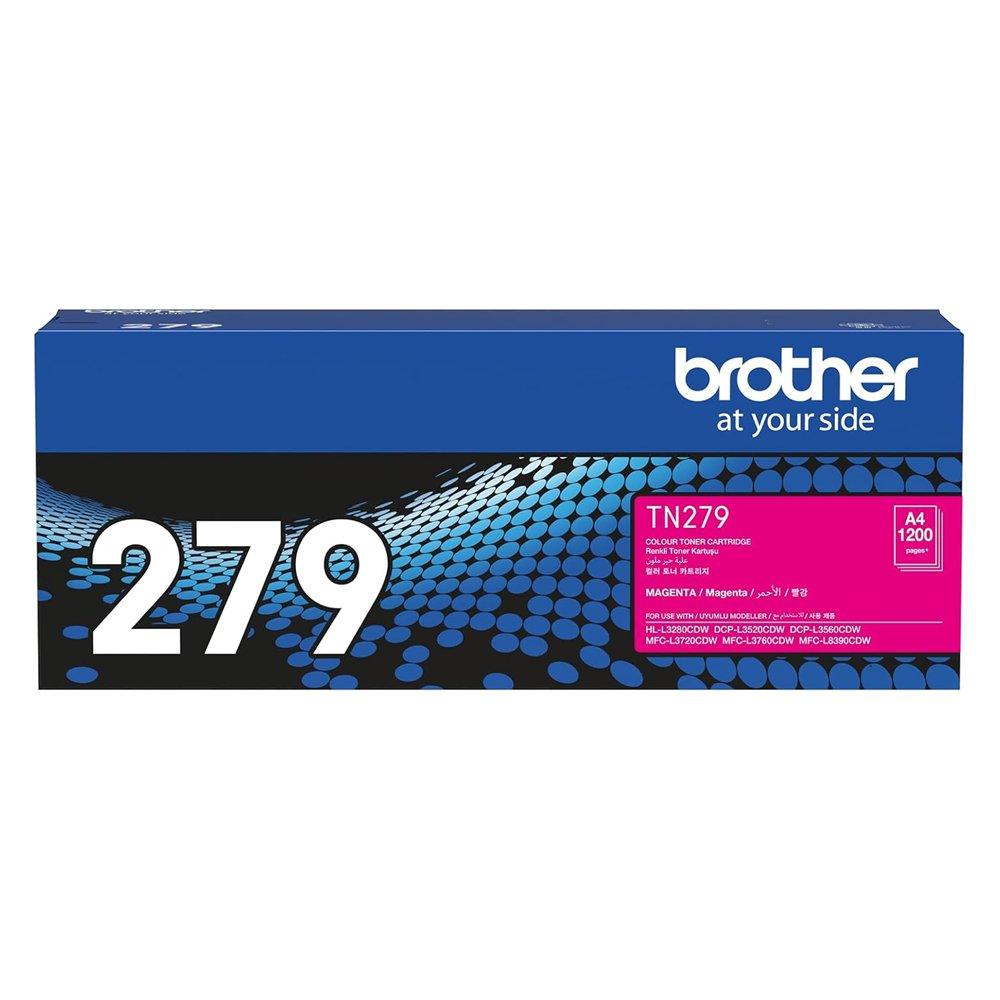 

Brother standard yield toner cartridge, 1,200 pages, tn279m - magenta