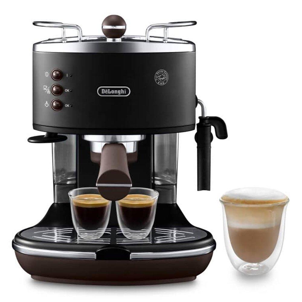 

Delonghi icona vintage manual espresso maker, 1100w, 1. 4l, ecov311. Bk – black