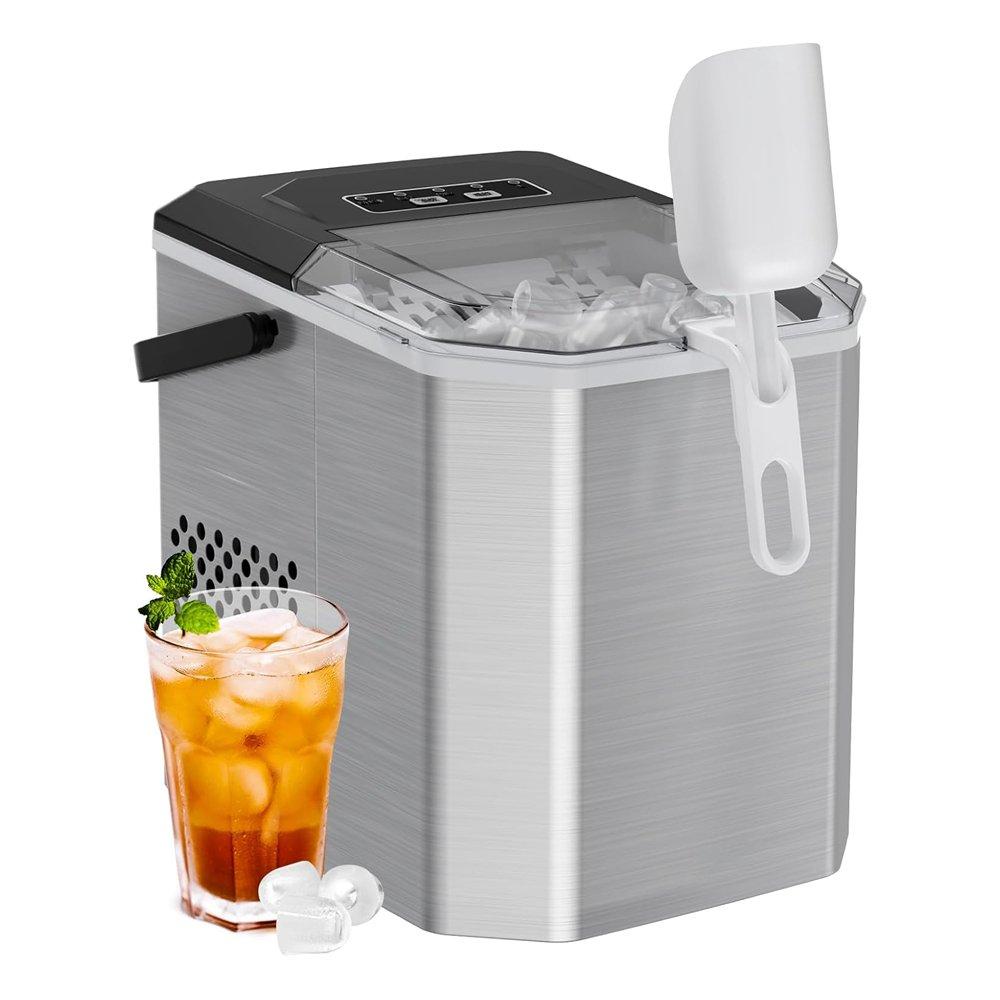 

Silonn 12kg ice maker, slim21t – stainless steel