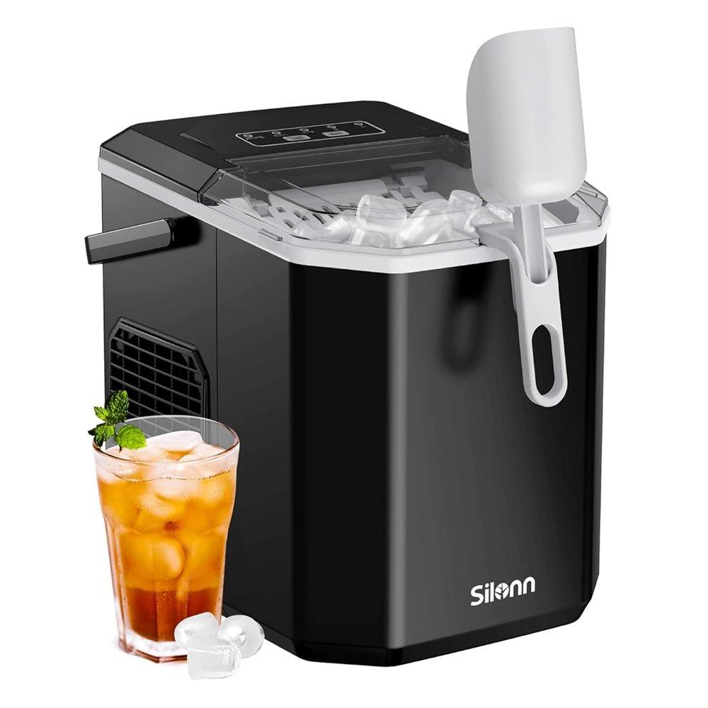 

Silonn 12kg ice maker, slim21b – black
