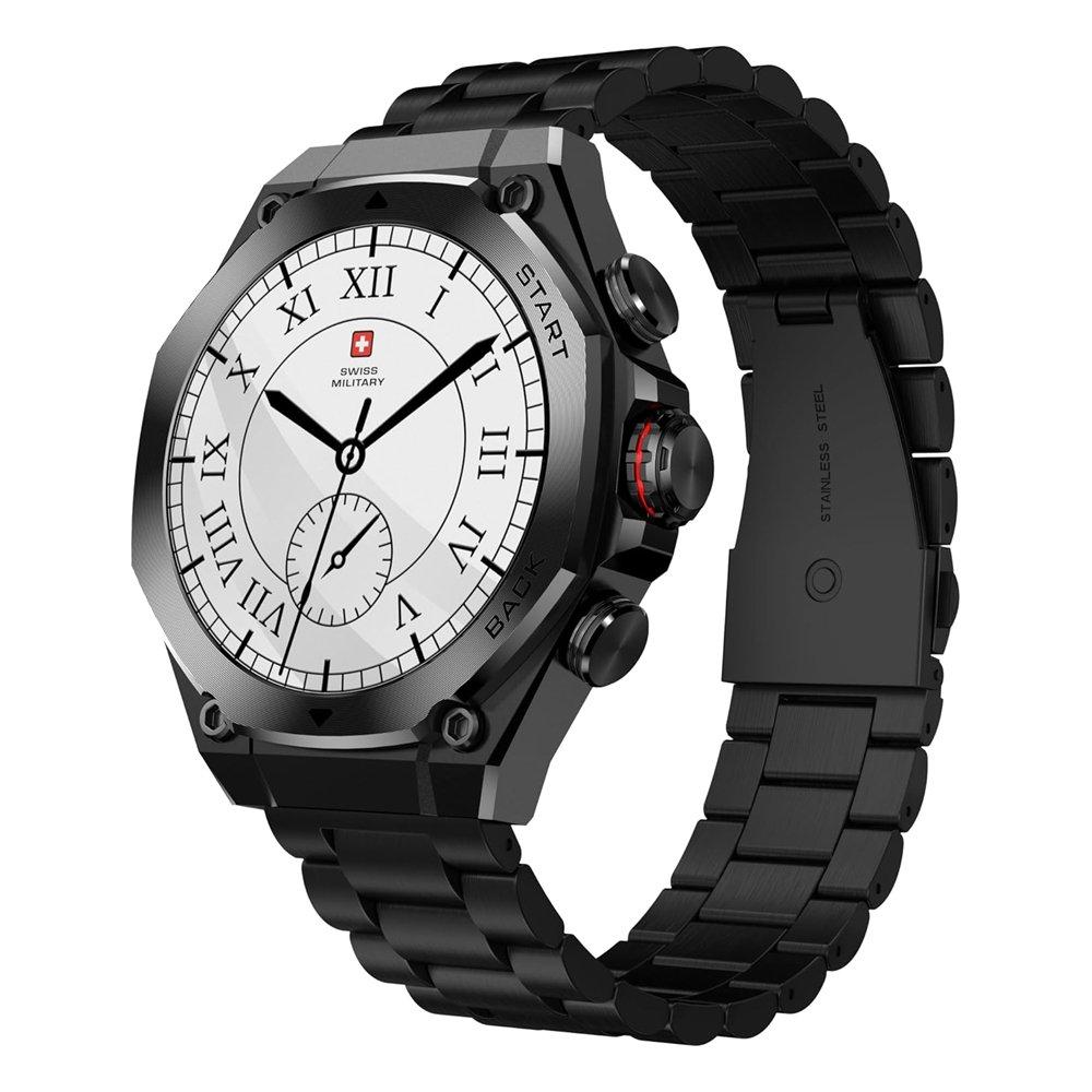 

Swiss military dom 6 smart watch, 1. 43” amoled display - gun