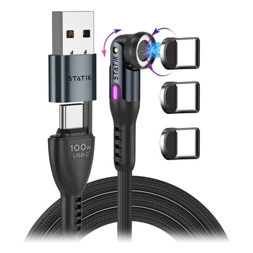 

Statik 360 pro usb-c cable, 1. 8m, pup-0521-6ft - black