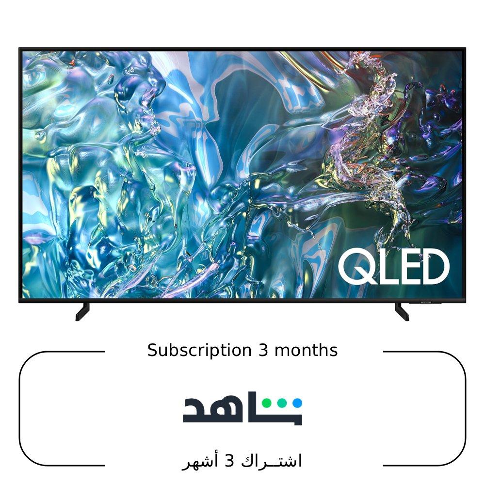 

Samsung 85-inch qled 4k uhd smart tv, qa85q60dauxzn – black