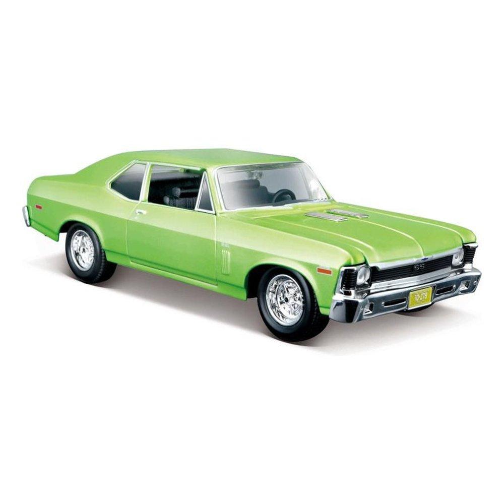 

Maisto 1:24 scale 1970 chevrolet nova ss car, 31262 – green