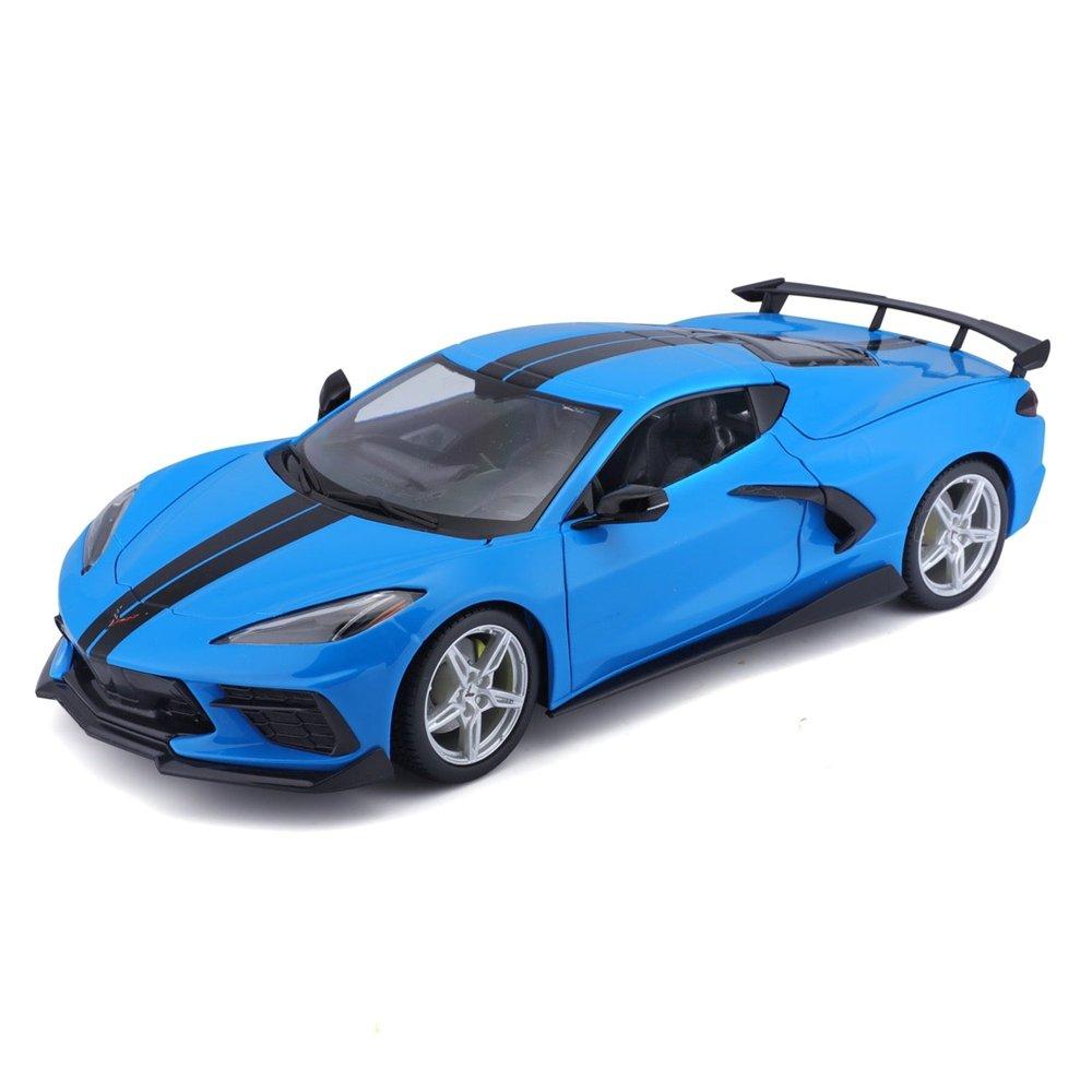 

Maisto 1:18 scale 2020 chevrolet corvette stingray kids toy, 31455bu – blue