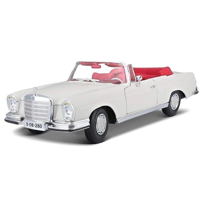 

Maisto 1:18 scale mercedes-benz 280se cabrio 1967 car – cream