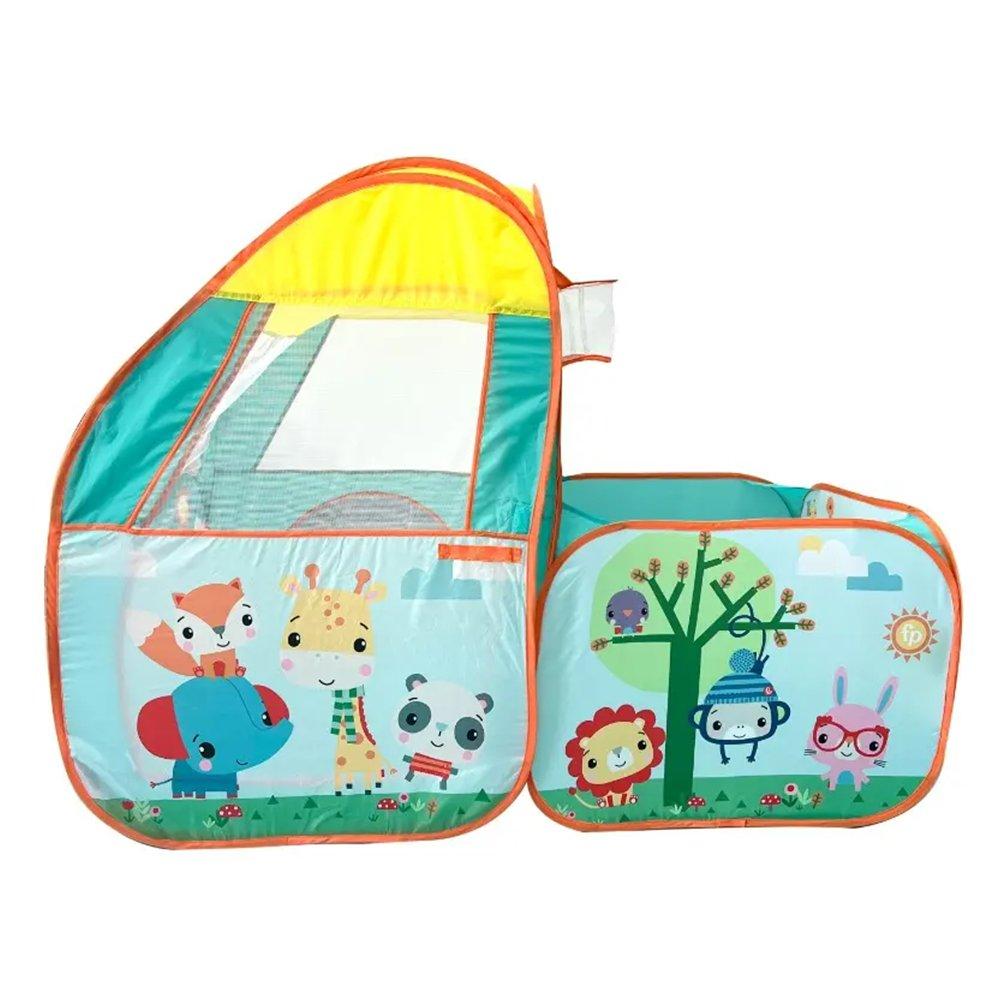 

Fisher-price ball pit playset with 25 balls kids toy, lr2126 - multicolor