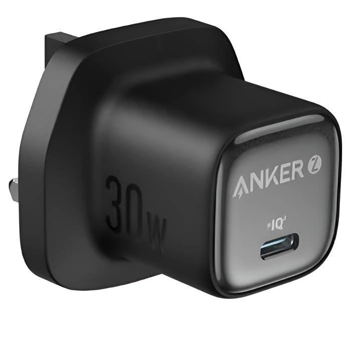 

Anker charger, usb-c port, 30w, a2698k11- black