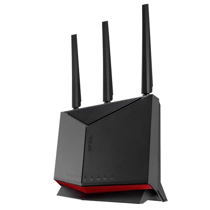 

Asus dual-band wi-fi 7 router, wi-fi 7, dual-band, rt-be86u – black