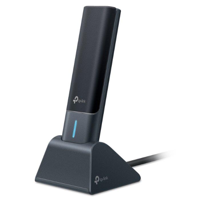 

Tp link wi-fi 6e high gain wireless usb adapter, axe5400 - black