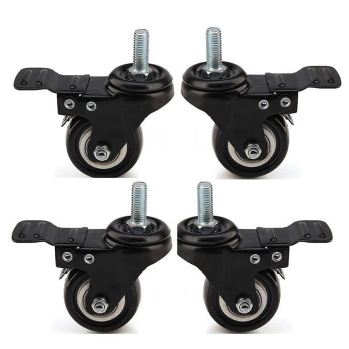 

Timber caster wheels for timber smart tables- black