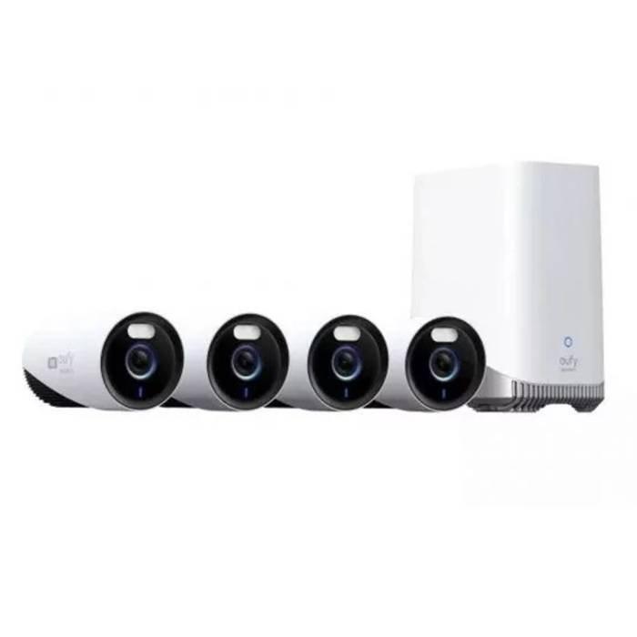 

Eufycam e330 smart wireless security system (4x camera kit) - white