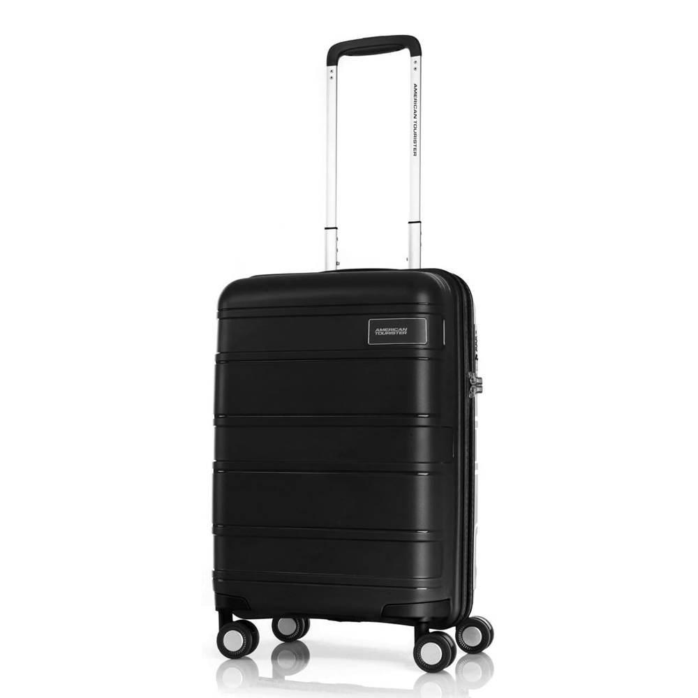 

American tourister litevlo spinner hard travel bag, 55cm, gz4x09004 - black