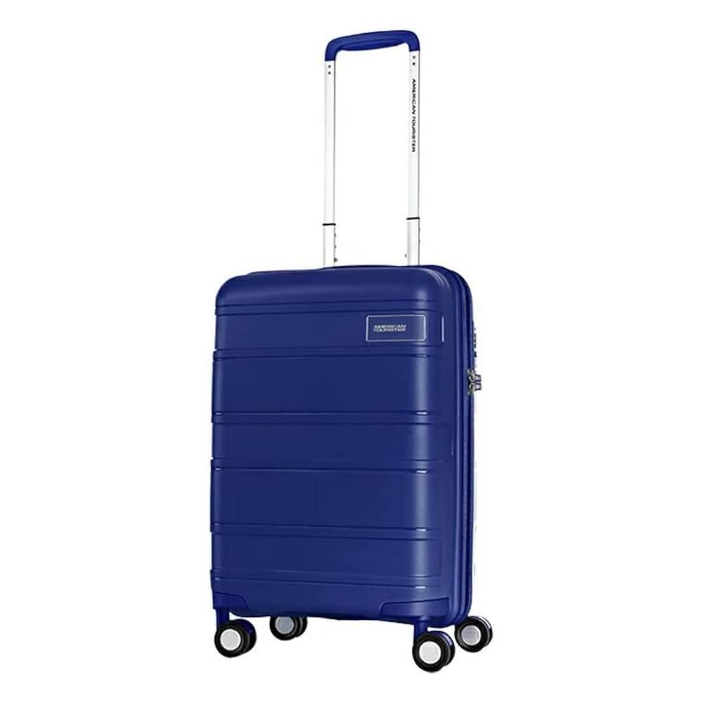

American tourister litevlo spinner hard travel bag, 55cm, gz4x41004 - navy