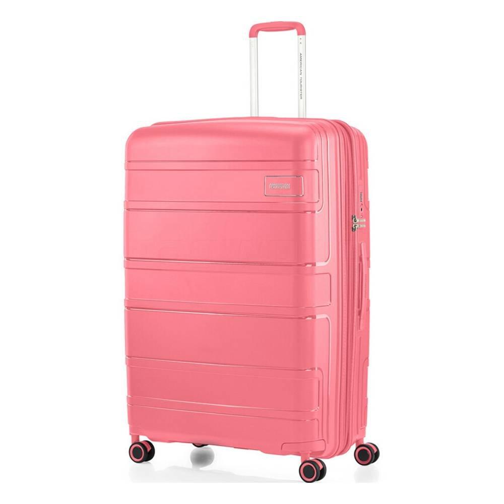 

American tourister litevlo spinner hard travel bag, 82cm, gz4x17003 - pink plush