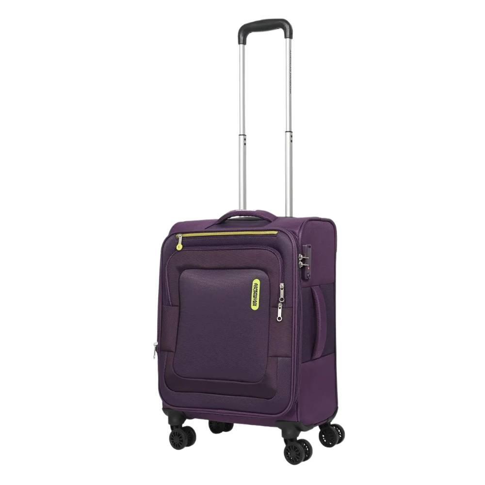 

American tourister duncan 55cm spinner soft luggage, fl8x91101 - purple