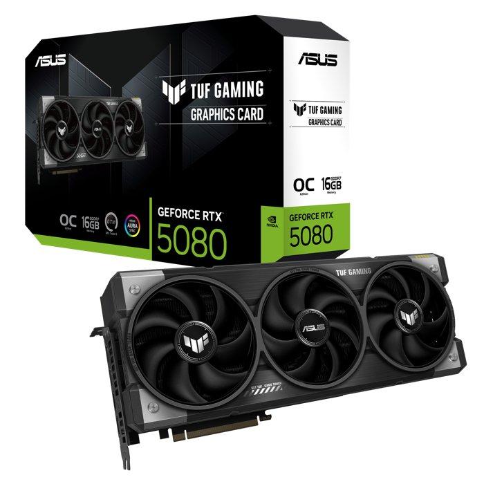 

Asus tuf 16gb gaming graphics card, nvidia geforce rtx 5080 gddr7 , 90yv0m30-m0na00 - ...