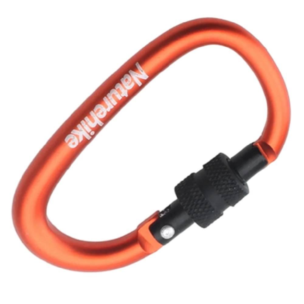

Naturehike 8cm d-type multifunctional hang buckle with lock – orange