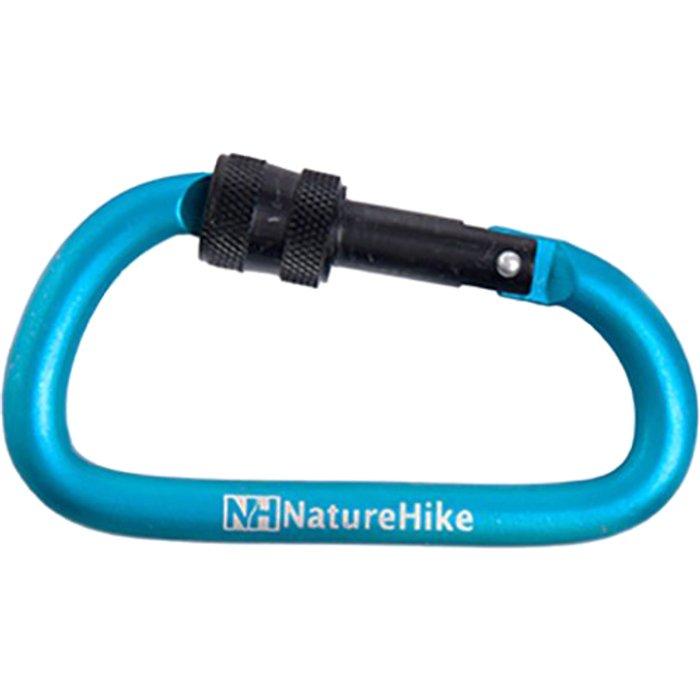 

Naturehike 8cm d-type multifunctional hang buckle with lock – blue