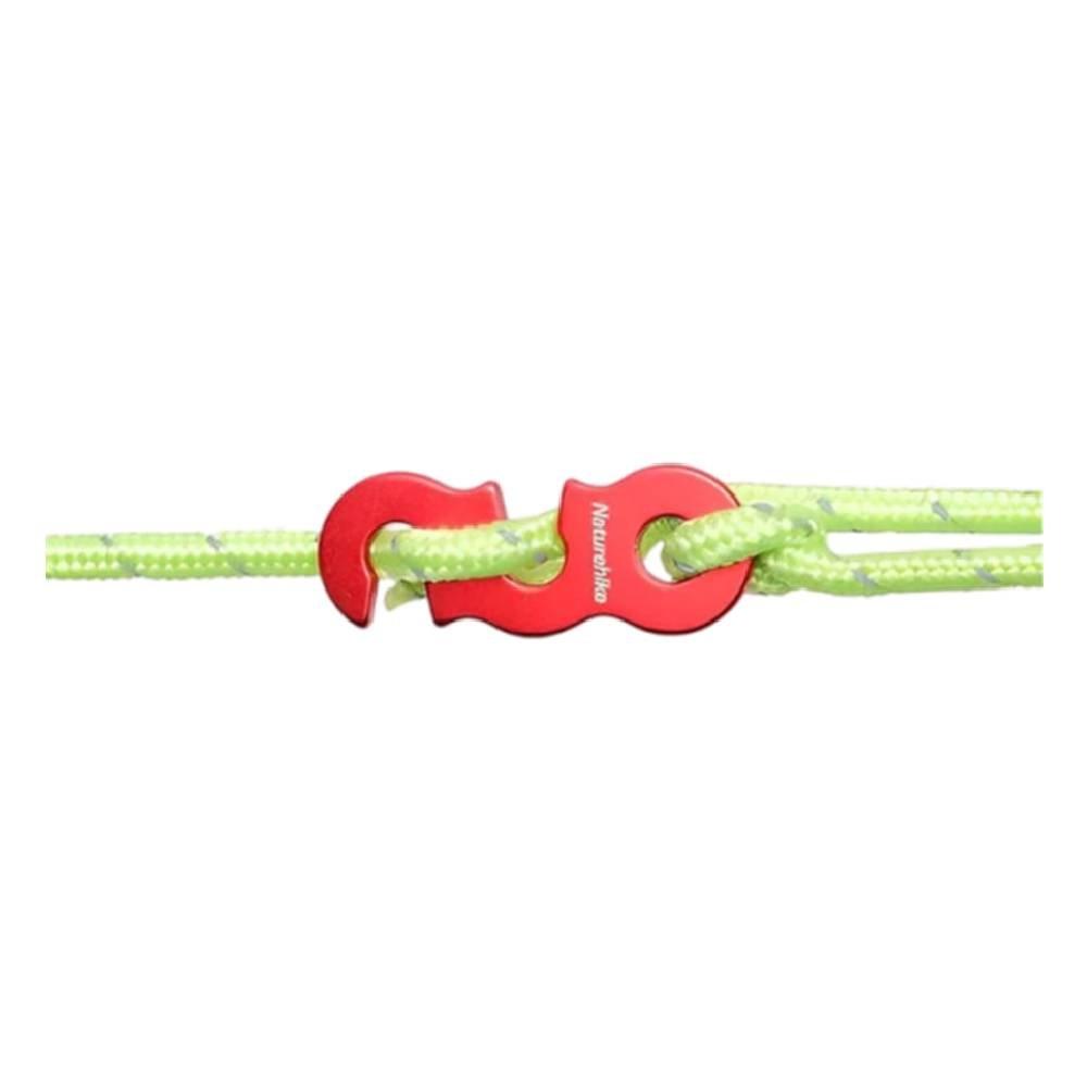 

Naturehike s type wind rope buckle ultralight 4pcs - red