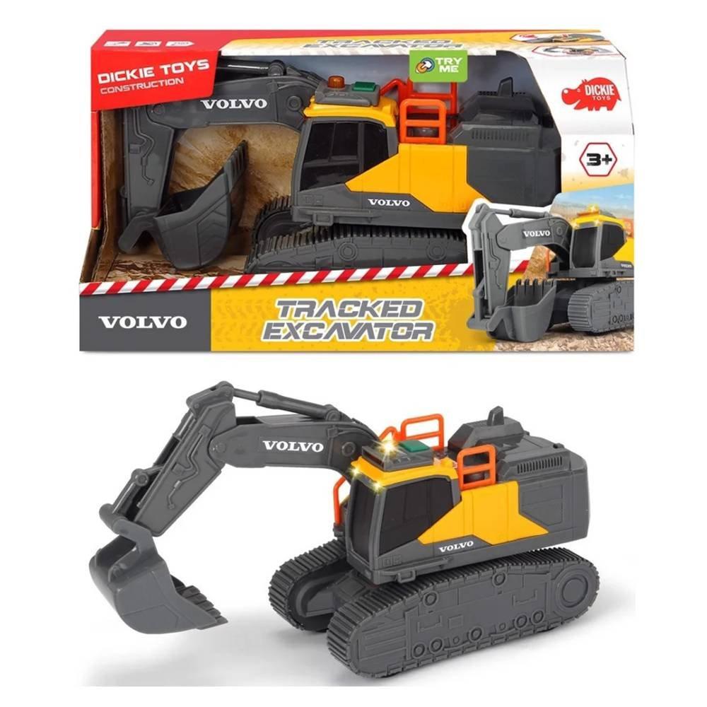 

Dickie volvo tracked excavator, 203723005- yellow/ gray