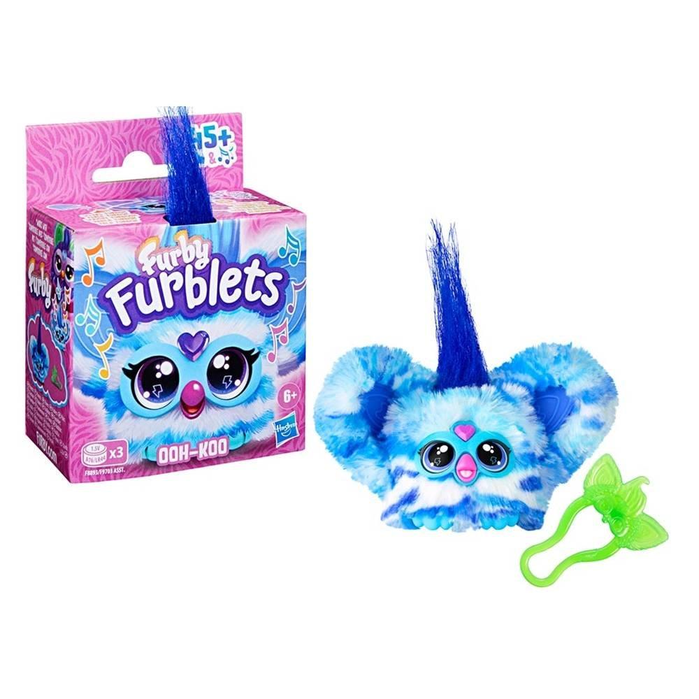 

Furby furblets ooh-koo mini interactive electronic toy , f8893- blue/ white