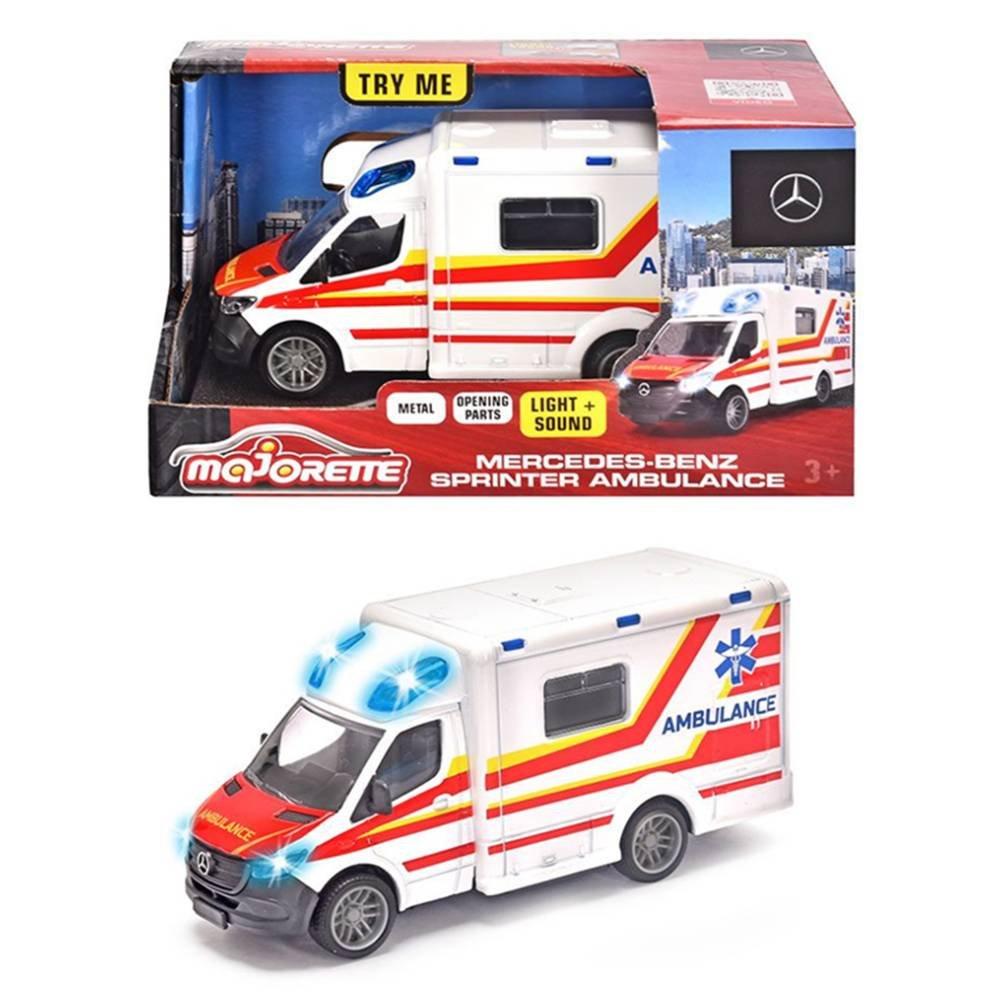

Majorette grand series city mercedes-benz sprinter ambulance game, 213712001 - white