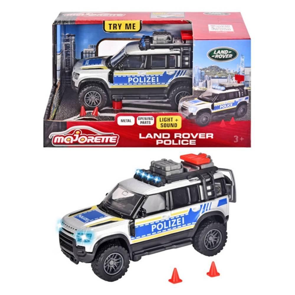 

Land rover defender diecast police vehicle game, 213712000 - metallic silver